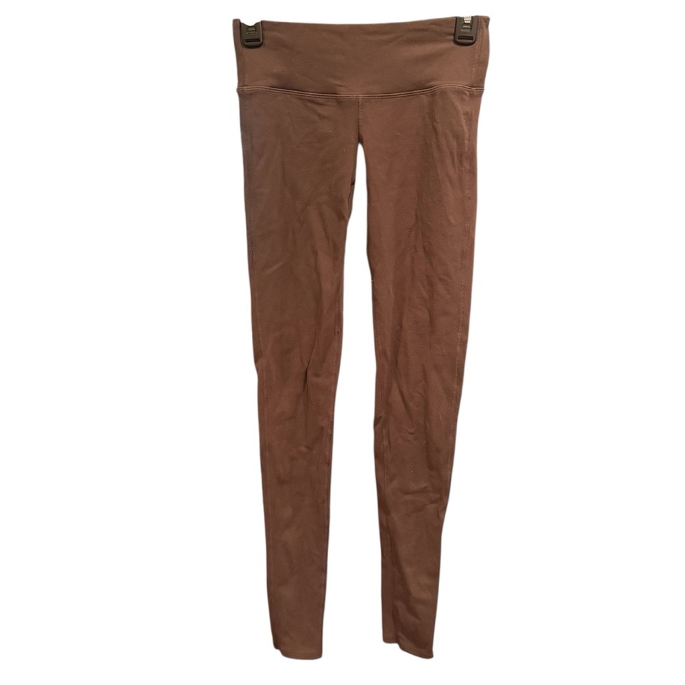 Athleta Chaturanga Tight Leggings Brown Color, size XST